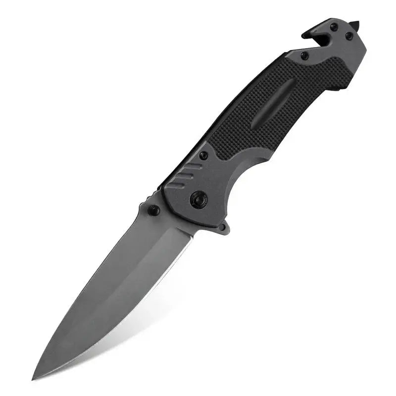 Stainless steel Multifunctional folding knife Glass Breaker, Seat Belt Cutter - EDC Sharp Folding Knives - Small Tool for Camping Hiking - Gifts for Men, Women Compact Folding Grip Knife
