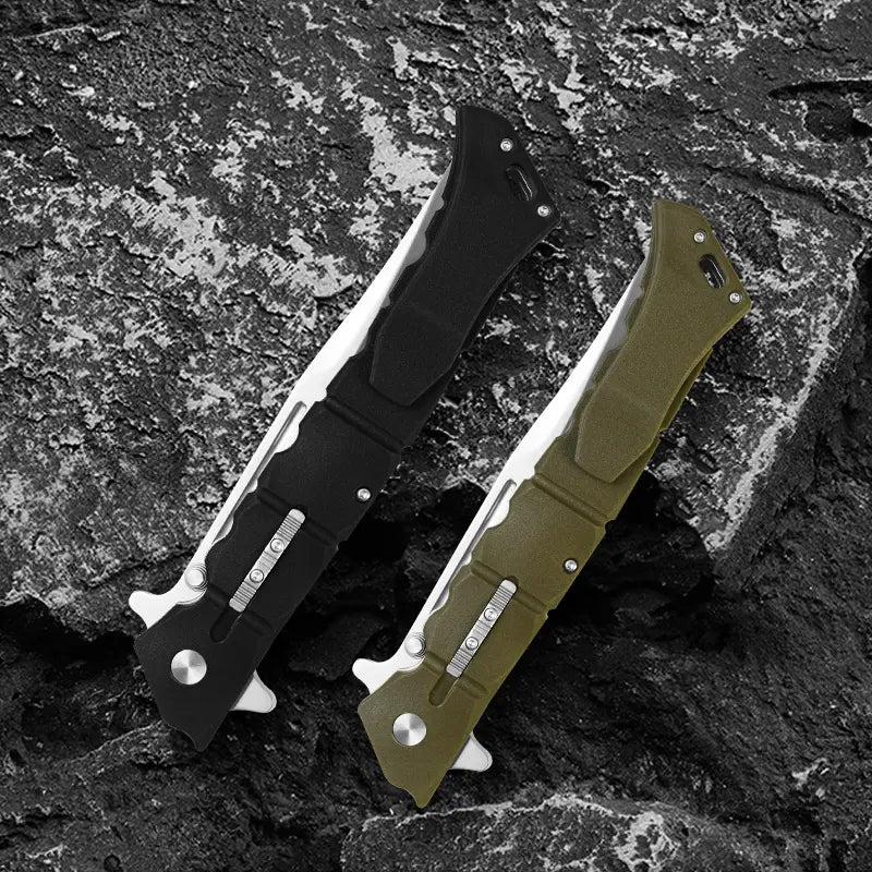 Multifunctional Outdoor Knife,Folding Knife for Camping/Hiking,Non-Slip Grip Knife,Lightweight Compact Knife for EDC,Multifunctional Tool, Men's gift