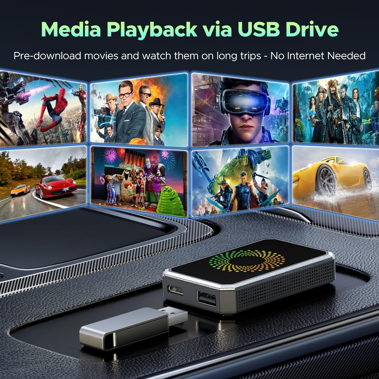 🎉 Last day! 60% off! ⏰️ 🔥 3-in-1 Magic Video Box for Streaming Netflix/YouTube/TikTok,