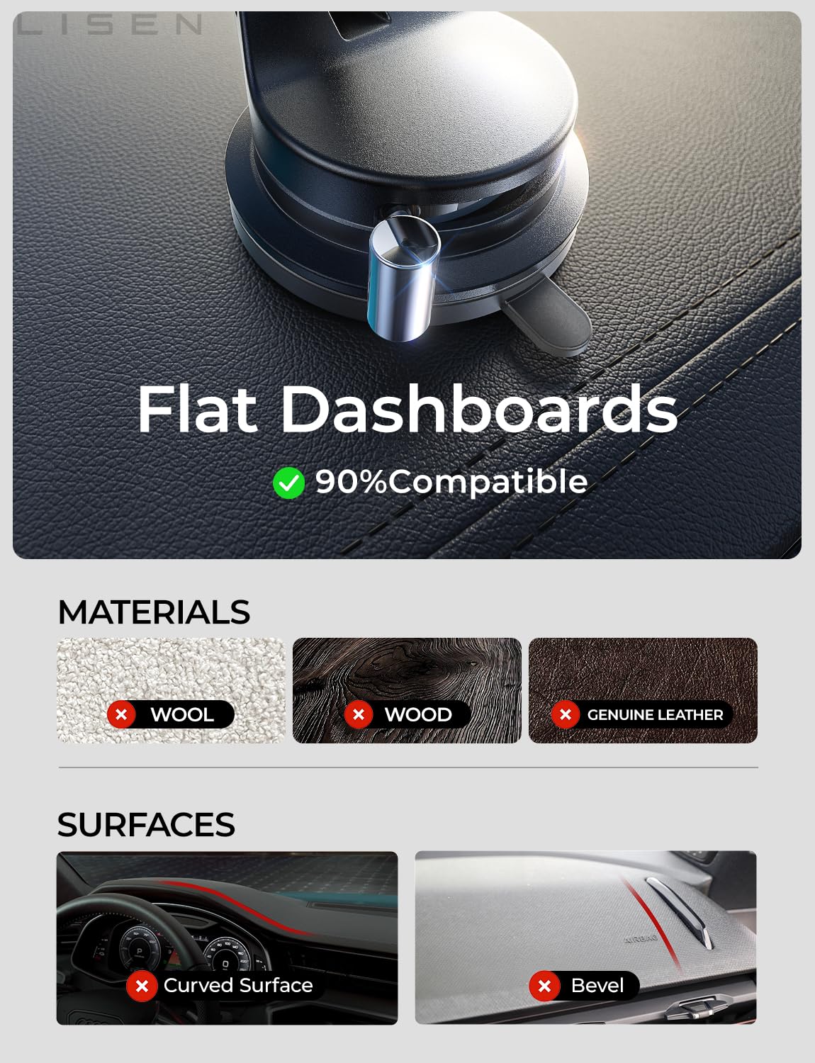 Auto-Vacuum MagSafe Car Mount | Electric Suction Phone Holder 🚗